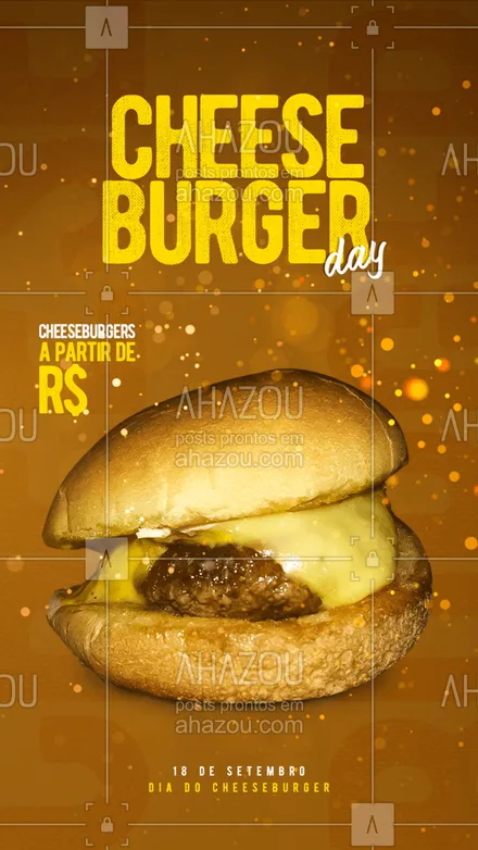 posts, legendas e frases de hamburguer para whatsapp, instagram e facebook: O dia do cheeseburger tem que ser muito bem comemorado! Aproveite nossas promoções do dia! 😉🍔
#ahazoutaste #hamburgueriaartesanal  #hamburgueria  #burger  #artesanal #cheeseburger