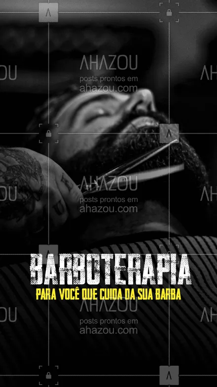 posts, legendas e frases de barbearia para whatsapp, instagram e facebook: Com a barboterapia você irá tratar sua barba com óleos essenciais e prevenir alergias e possíveis quedas. Torne o crescimento dela mais saudável! Agende seu horário conosco!#AhazouBeauty #barberLife  #barber  #barbeirosbrasil  #barbeiromoderno  #barbeiro  #barbearia  #barba  #barberShop  #barbershop  #brasilbarbers  #cuidadoscomabarba 