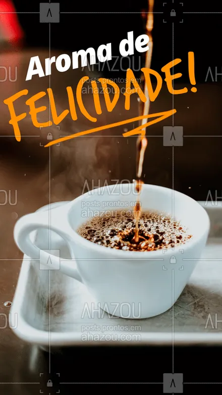 posts, legendas e frases de cafés para whatsapp, instagram e facebook: Já tomou sua pequena dose de felicidade hoje? ☕❤

#café #aroma #felicidade #cafeteria #ahazou