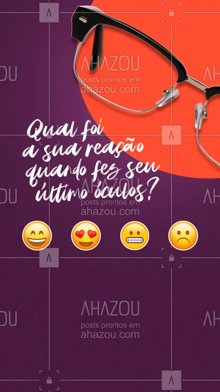 posts, legendas e frases de óticas  para whatsapp, instagram e facebook:  Fala a verdade, hein?! ???️
#óticas #óculos #AhazouÓticas #enquete #óculosdegrau