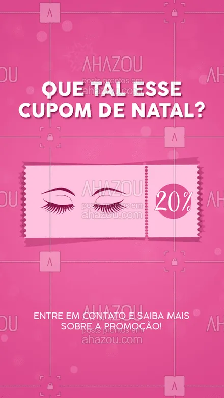 posts, legendas e frases de maquiagem para whatsapp, instagram e facebook: Gostou do cupom? 20% de desconto pra você! Entre em contato pra saber mais sobre a nossa promoção de natal!
#cupom #ahazou #natal
