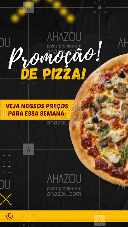 posts, legendas e frases de pizzaria para whatsapp, instagram e facebook: Agora você não tem mais desculpa para não pedir aquela pizza que você queria, né? Aproveite, válido por tempo limitado! #ahazoutaste #pizza  #pizzalife  #pizzalovers  #pizzaria #pizzapromo