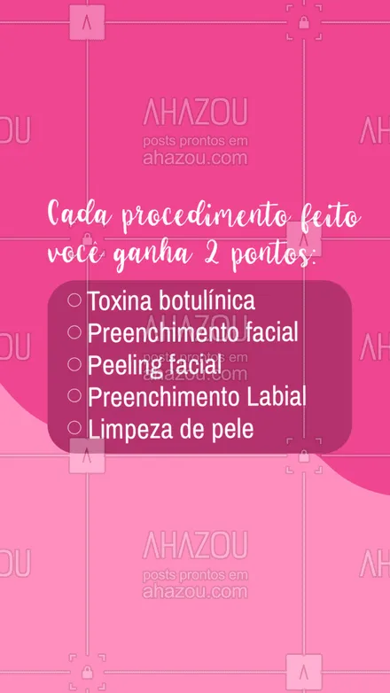 posts, legendas e frases de estética facial para whatsapp, instagram e facebook:  E aí, nos conte quantos pontos você tem! ??#AhazouBeauty #esteticafacial #beleza #saúde #bemestar #enquete 