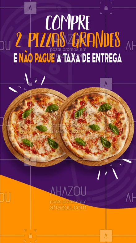 posts, legendas e frases de pizzaria para whatsapp, instagram e facebook: Não perca esta promoção mais que especial e peça já as suas pizzas! ? #pizza #ahazoutaste #pizzaria