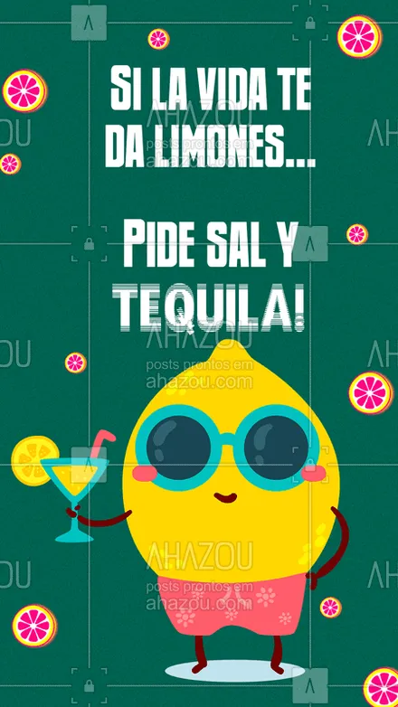 posts, legendas e frases de línguas estrangeiras para whatsapp, instagram e facebook: O que combina melhor com limão do que sal e tequila?? #AhazouEdu #aulasdeespanhol #espanhol #spanish #tequila #sal #limones #funny #AhazouEdu 