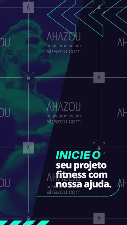 posts, legendas e frases de personal trainer para whatsapp, instagram e facebook: Treine com segurança e eficiência com a nossa ajuda. 💪 Entre em contato e saiba mais sobre os nossos pacotes de personal trainer.#AhazouSaude #personaltrainer #personal #saúde #boratreinar