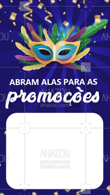 posts, legendas e frases de posts para todos para whatsapp, instagram e facebook: Abram alas que a promoção chegoooou! #carnaval #ahazou #promocao #abramalasgalera