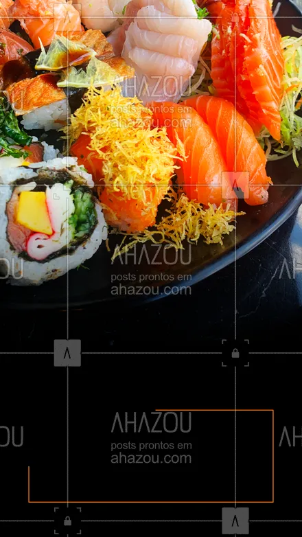 posts, legendas e frases de cozinha japonesa para whatsapp, instagram e facebook: Nada como uma promoção para alegrar os amantes de comida japonesa. Peça já! ?? #ahazoutaste #japa #sushidelivery #sushitime #japanesefood #comidajaponesa #sushilovers