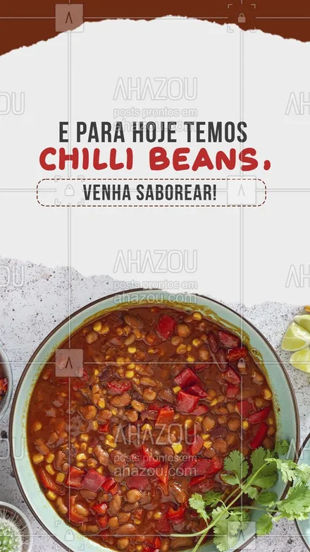 posts, legendas e frases de cozinha mexicana para whatsapp, instagram e facebook: Se tem chilli beans com certeza tem muito sabor envolvido. Venha saborear esse prato tão especial. 😋🔥 #ahazoutaste #comidamexicana #cozinhamexicana #vivamexico #chilli beans