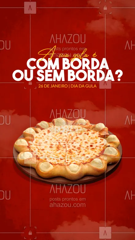 posts, legendas e frases de pizzaria para whatsapp, instagram e facebook: Na dúvida, pede um de cada. A pizza é gostosa de qualquer jeito.  #ahazoutaste #pizza #pizzaria #borda #diadagula #gula
