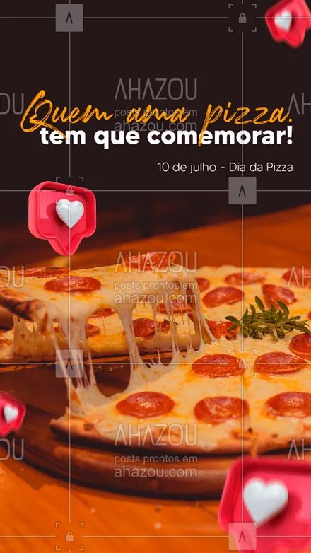 Cozinha da Sara: Pizza do Dia dos Namorados 