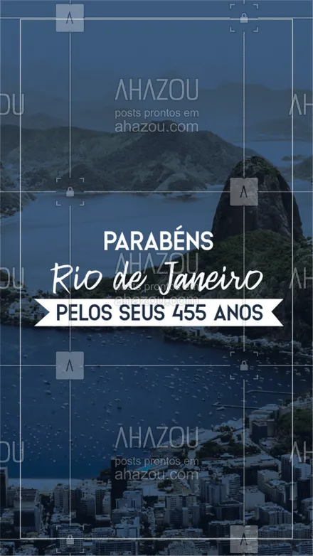 posts, legendas e frases de posts para todos para whatsapp, instagram e facebook: Parabéns Rio de Janeiro pelos 455 anos de emancipação. ??
#riodejaneiro #ahazou #rio #parabénsrio 