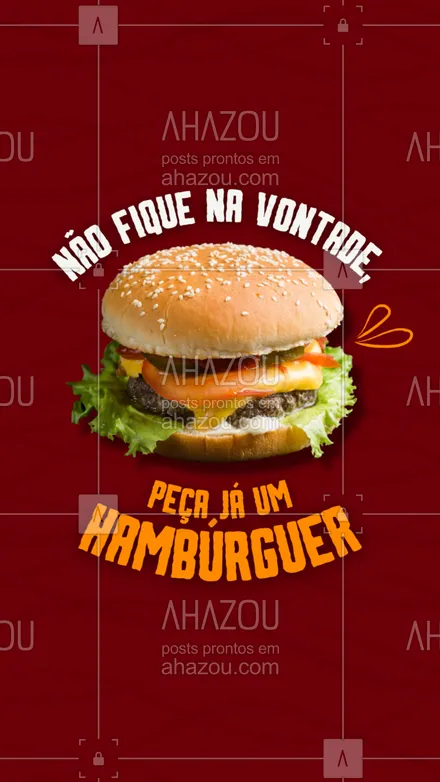 posts, legendas e frases de hamburguer para whatsapp, instagram e facebook: Hummmmm, hoje é dia de não passar vontade e pedir um combo de hambúrguer. 🍔🥤 #ahazoutaste #artesanal #burger #burgerlovers #hamburgueria #hamburgueriaartesanal 