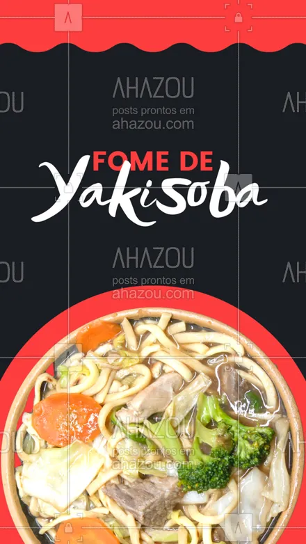 posts, legendas e frases de cozinha japonesa para whatsapp, instagram e facebook: Se a sua fome é de Yakissoba, o seu lugar é aqui. Venha provar o nosso! 🤩
#ahazoutaste #comidajaponesa  #japa  #japanesefood  #sushidelivery  #sushilovers  #sushitime 