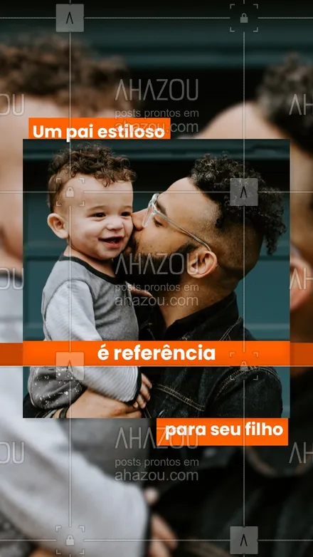 posts, legendas e frases de barbearia para whatsapp, instagram e facebook: Todo pai é o grande herói de seu filho, seja esse herói com estilo para seu filho, ele sempre o terá como referência. ? #AhazouBeauty  #barbeirosbrasil #barbearia #barbeiro #barber #barberShop