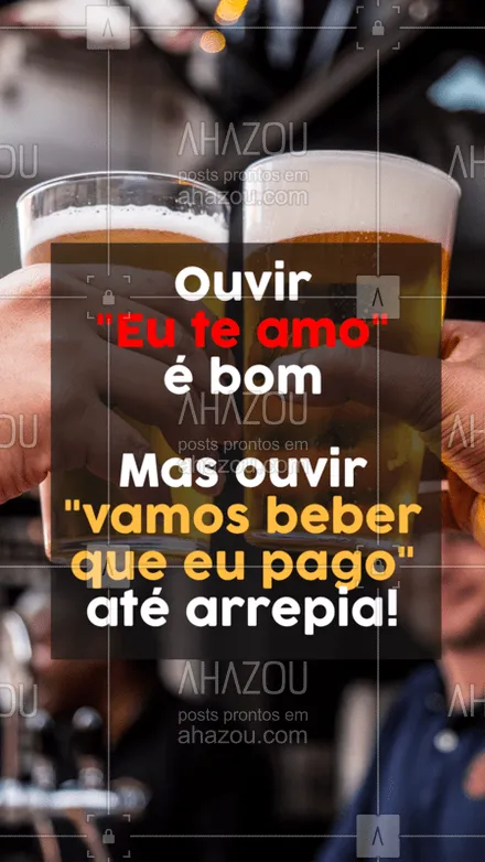 posts, legendas e frases de bares para whatsapp, instagram e facebook: Arrepia até a alma! ??? #breja #cerveja #ahazou #bares #bandbeauty