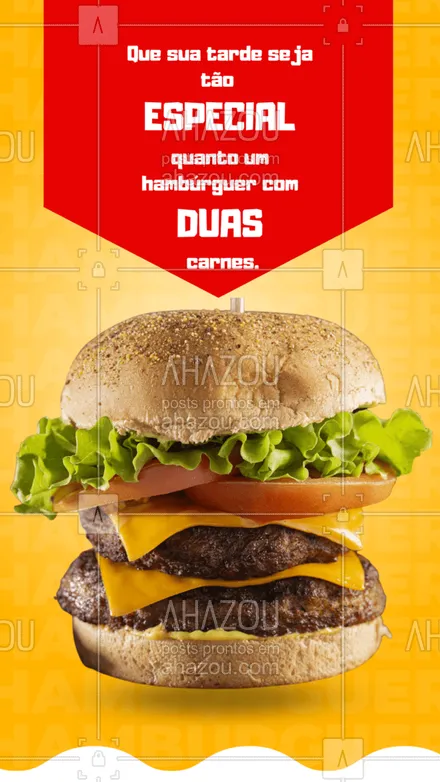 posts, legendas e frases de hamburguer para whatsapp, instagram e facebook: Que seu dia seja repleto de alegrias e bons momentos. 🍔 #ahazoutaste #artesanal #burger #burgerlovers #hamburgueria #boatarde