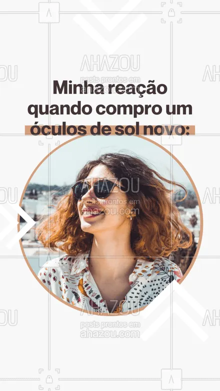 posts, legendas e frases de óticas  para whatsapp, instagram e facebook: Faz até cara de rica para entrar no personagem com um óculos de sol novo! 😎😂😂😛
#AhazouÓticas #oculos  #oculosdesol  #otica  #oticas 