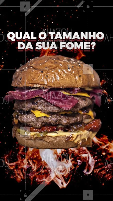posts, legendas e frases de hamburguer para whatsapp, instagram e facebook: Sua fome ta como hoje? Certeza que temos uma opção para deixar você satisfeito.
Veja nosso cardápio
#ahazou #burger #fome #instafood #hamburger