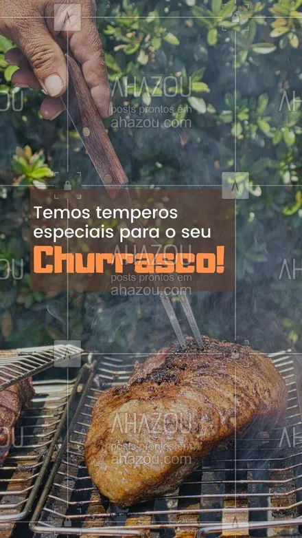 posts, legendas e frases de açougue & churrasco para whatsapp, instagram e facebook: Aqui o seu churrasco será de respeito, venha conferir! #ahazoutaste #açougue  #barbecue  #bbq  #churrasco 