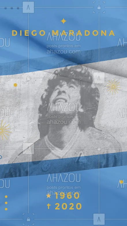 posts, legendas e frases de posts para todos para whatsapp, instagram e facebook: Dizem que lendas não morrem apenas descansam na eternidade. Descace em paz Diego Maradona ??. #ripmaradona #futebol #homenagem #ahazou #argentina #maradona #diegomaradona 