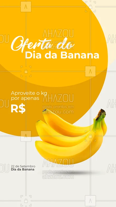posts, legendas e frases de hortifruti para whatsapp, instagram e facebook: Dê uma passadinha aqui para garantir a banana da semana! 😉
#banana #diadabanana #ahazoutaste  #hortifruti  #frutas  #mercearia 