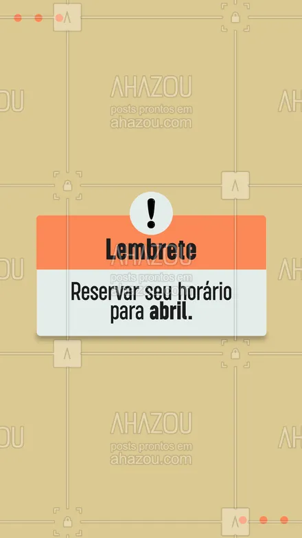 posts, legendas e frases de posts para todos para whatsapp, instagram e facebook: Aproveite hoje para garantir um horário para você em abril. Entre em contato 📱 (inserir número) e faça a sua reserva. Esperamos a sua visita. #motivacionais #motivacional #ahazou #quote #agendamento #horarios #agenda #agendaaberta #abril #agendaabertaabril

