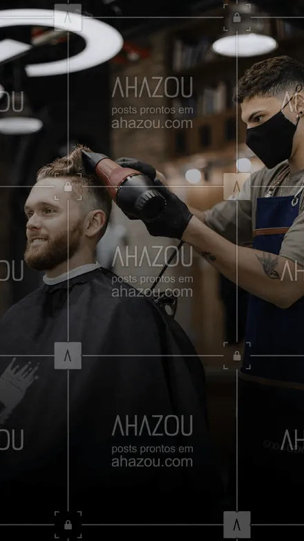 posts, legendas e frases de barbearia para whatsapp, instagram e facebook: Um talento na barba e no cabelo são sempre bem-vindos, reserve seu horário e vem! ?? #AhazouBeauty #barbeirosbrasil #barbeiro #barbearia #barba #barberShop