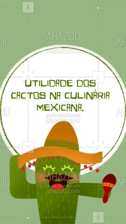 posts, legendas e frases de cozinha mexicana para whatsapp, instagram e facebook: Diferente da imagem que temos do cacto no deserto ou apenas como decoração, no México os cactos são utilizados como fonte de alimento. O fruto do cacto (os nopales), são doces e muito utilizados em sobremesas.
 #comidamexicana  #cozinhamexicana #ahazoutaste #nachos  #vivamexico  #texmex 