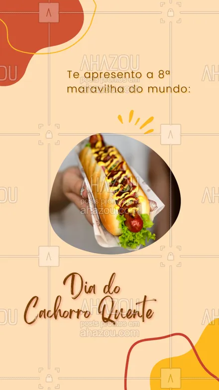 posts, legendas e frases de hot dog  para whatsapp, instagram e facebook: Uma delícia dessa não pode ficar de fora dessa incrível lista. 🤣🤣#diadocachorroquente #ahazoutaste #cachorroquente  #hotdog 
