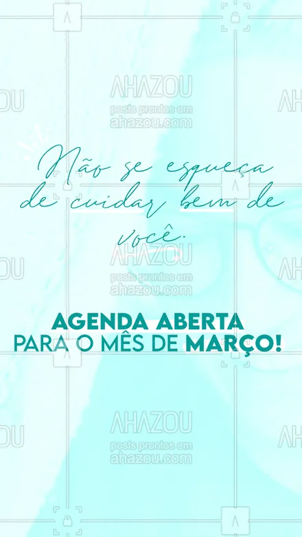 posts, legendas e frases de assuntos variados de Saúde e Bem-Estar para whatsapp, instagram e facebook: Se priorize, se ame e cuide muito bem de você! Aproveite e garanta já o seu horário para o mês de março e venha cuidar da sua saúde. Contato:(insira o contato) ?
#AhazouSaude  #viverbem #qualidadedevida #bemestar #cuidese #saude #março