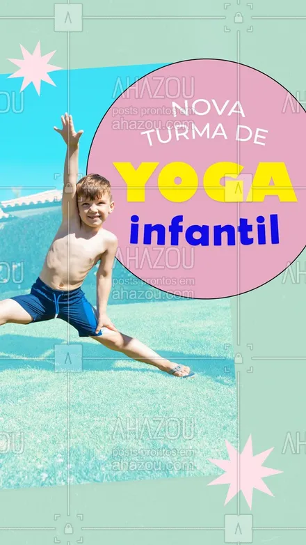 posts, legendas e frases de yoga para whatsapp, instagram e facebook: Já fez a inscrição do seu filho???
#AhazouSaude #meditation #yoga #namaste #yogakids #infantil #yogainfantil #ansiedade #meditacao #convite #autoconfianca