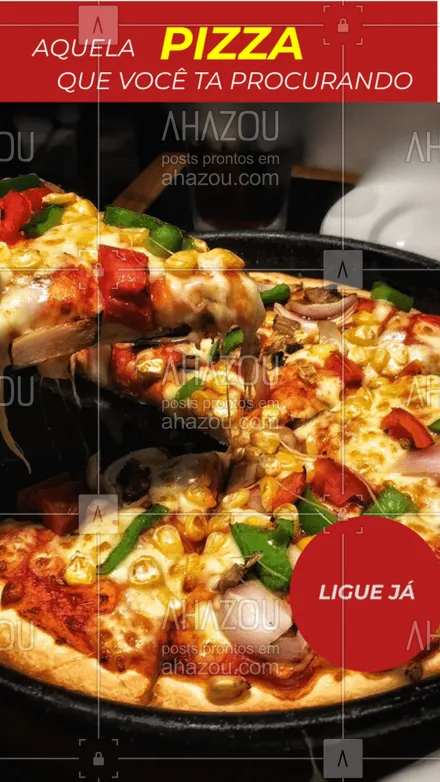posts, legendas e frases de pizzaria para whatsapp, instagram e facebook: Sabe aquela pizza que você está procurando? Aqui você encontra os mais variados sabores para você se deliciar, e o melhor, fazemos entrega ai na sua casa. Então venha aproveitar e peça já a sua pizza conosco!

#PIZZA #DELIVERY #DELICIA #AHAZOU