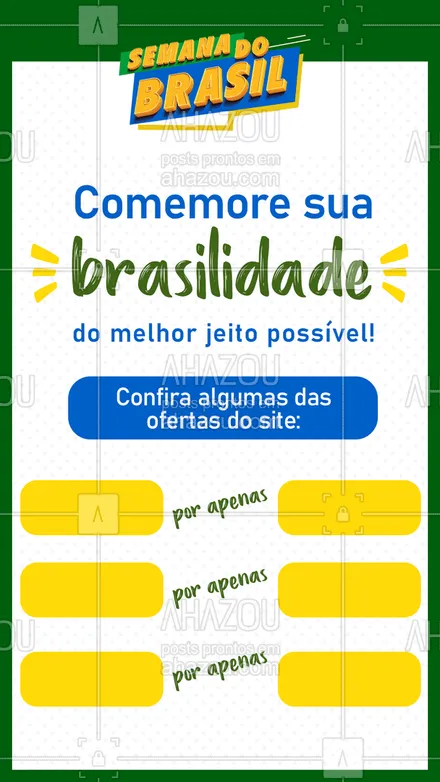 posts, legendas e frases de posts para todos para whatsapp, instagram e facebook: Corre para aproveitar os descontos exclusivos que começam dia 07/09! #ahazou #semanadobrasil #setedesetembro #independencia #brasil #br #oferta #promocao #desconto #ahazou 
