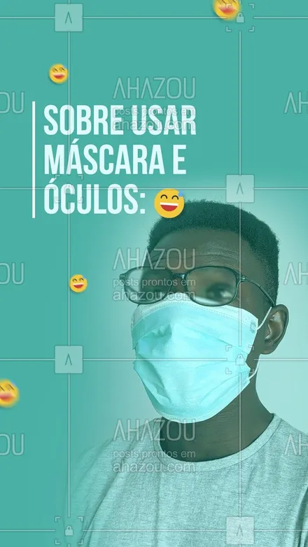 posts, legendas e frases de óticas  para whatsapp, instagram e facebook: Tuuudo embaçado!! ? Quem aí também sofre com isso? 
#AhazouÓticas #meme #óculos