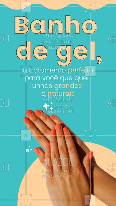 posts, legendas e frases de manicure & pedicure para whatsapp, instagram e facebook: Você já marcou o tratamento fortalecedor das suas unhas? Entre em contato e venha ter unhas naturais e saudáveis. 💅#banhodegel #AhazouBeauty #manicure #nails #beleza