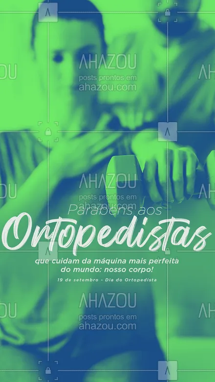 posts, legendas e frases de posts para todos para whatsapp, instagram e facebook: Nossa gratidão e homenagem aos profissionais da ortopedia, nesse dia tão especial! #ortopedia
#ortopedista  #ahazou  #motivacionais