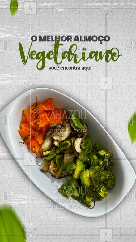posts, legendas e frases de saudável & vegetariano para whatsapp, instagram e facebook: Todos os dias fazemos pratos saborosos e nutritivos de origem vegetal, venha experimentar! ? #AlmoçoVegetariano #Vegetariano #ahazoutaste  #vegan #crueltyfree