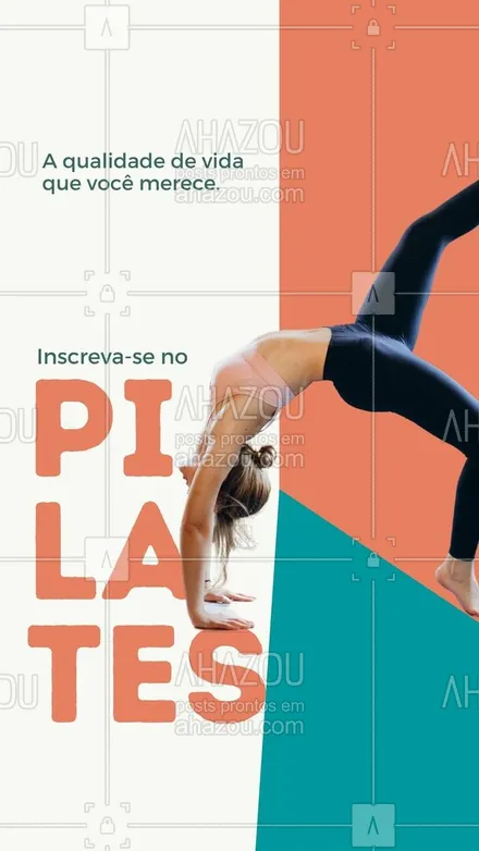 posts, legendas e frases de pilates para whatsapp, instagram e facebook: Não importa a sua idade, o pilates é a atividade perfeita. 🥰 #pilates #fitness #workout #ahazousaude #pilatesbody #pilateslovers 