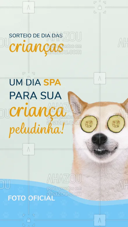 posts, legendas e frases de assuntos variados de Pets para whatsapp, instagram e facebook: Quer ganhar um dia de spa relaxante para sua criança peludinha? Para participar é muito simples basta seguir as seguintes regras: 1- Curta a foto oficial. 2- Comente ? (pode comentar quantas vezes quiser). 3- No dia do sorteio seu perfil deve estar aberto. O sorteio será realizado dia (xxxxx) às (xxxx) horas. Boa sorte ?. #sorteio #diadascrianças #AhazouPet #petlovers #ilovepets #dogs #cats #AhazouPet 