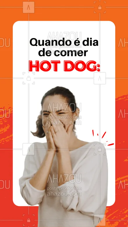 posts, legendas e frases de hot dog  para whatsapp, instagram e facebook: O coração pula de alegria, quase sai pela boca de tanta emoção! Saudade de um hot dog, né minha filha? #ahazoutaste #hotdog  #hotdoglovers  #hotdoggourmet  #cachorroquente  #food #meme #frases #engraçado