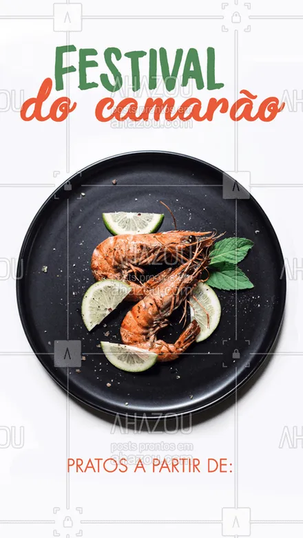 posts, legendas e frases de assuntos variados de gastronomia para whatsapp, instagram e facebook: Venha provar nossos deliciosos pratos! ? #camarao #ahazoutaste #frutosodmar