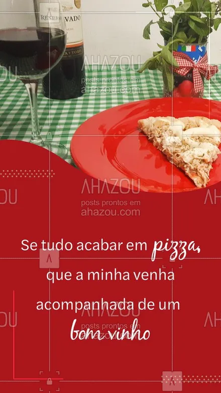 posts, legendas e frases de pizzaria para whatsapp, instagram e facebook: Quem concorda deixa um like  ❤?? #pizza #vinho #AhazouTaste #gastronomia #tudoacabarempizza