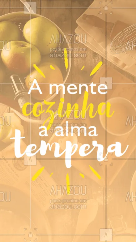 posts, legendas e frases de assuntos variados de gastronomia para whatsapp, instagram e facebook: Temperar é mais que um ato, é amor! #gastronomia #ahazou #amor #culinária