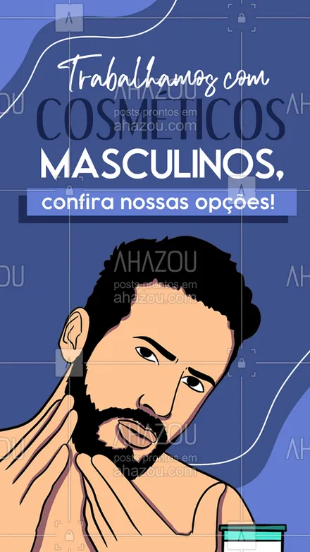 posts, legendas e frases de barbearia para whatsapp, instagram e facebook: Deixe o nosso trabalho ainda melhor cuidando de você, venha buscar seus produtos.
#AhazouBeauty #barba  #barbearia  #barbeiro  #barbeiromoderno  #barber  #barbeirosbrasil 