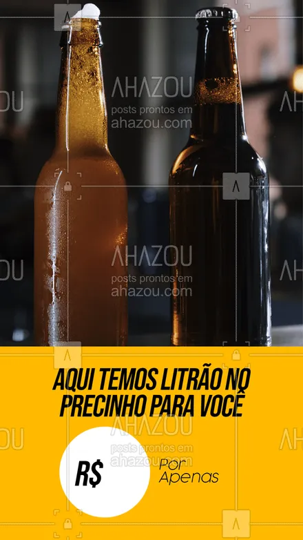 posts, legendas e frases de bares para whatsapp, instagram e facebook: As melhores marcas por um precinho que cabe no seu bolso, venha se refrescar com a nossa geladinha. 🤤 #bar #ahazoutaste#promoção #pub #cerveja #litrão