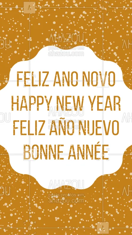 posts, legendas e frases de línguas estrangeiras para whatsapp, instagram e facebook:  Para ter um novo ano ainda melhor desejamos a vocês um feliz ano novo em várias línguas! ?#AhazouEdu #ahznoel #felizanovo#anonovo