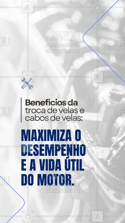 posts, legendas e frases de mecânica automotiva para whatsapp, instagram e facebook: Quando se trata de manter o seu veículo em ótimas condições, a troca regular de velas de ignição e cabos de velas não deve ser subestimada. Esses componentes desempenham um papel crucial na eficiência e no desempenho do motor. Ao investir na substituição periódica desses itens, você colhe uma série de benefícios significativos. Velas novas proporcionam uma faísca mais forte e consistente, o que resulta em uma queima mais completa da mistura de ar e combustível. Isso, por sua vez, melhora a potência do motor, a resposta do acelerador e reduz as emissões nocivas. Além disso, cabos de velas em bom estado garantem uma condução elétrica eficiente, evitando falhas de ignição e perda de potência. Combinados, esses benefícios não apenas melhoram a experiência de condução, mas também contribuem para uma vida útil mais longa e saudável do motor. Portanto, a troca regular de velas e cabos é um investimento inteligente na saúde geral do seu veículo.🚗 #AhazouAuto #automotivo #carros #mecanica #dicas #BeneficiosDaTrocaDeVelasCabosDeVelas