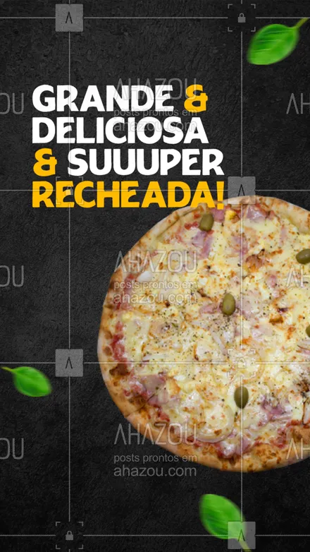 posts, legendas e frases de pizzaria para whatsapp, instagram e facebook: Essa é a verdadeira definição da nossa pizza. Se você não acredita, peça a sua comprove! 🍕😋
#ahazoutaste #pizza  #pizzalife  #pizzalovers  #pizzaria 