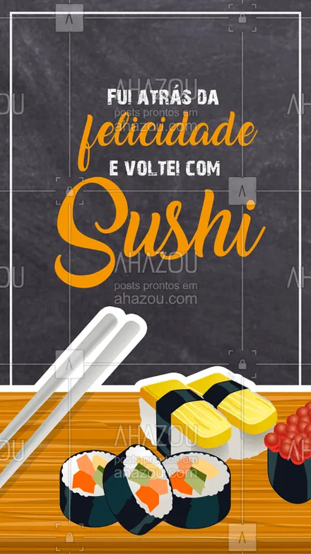 posts, legendas e frases de cozinha japonesa para whatsapp, instagram e facebook: Sushi sempre faz a gente mais feliz ??
#japonesa #shushi #bandbeauty #ahazou 